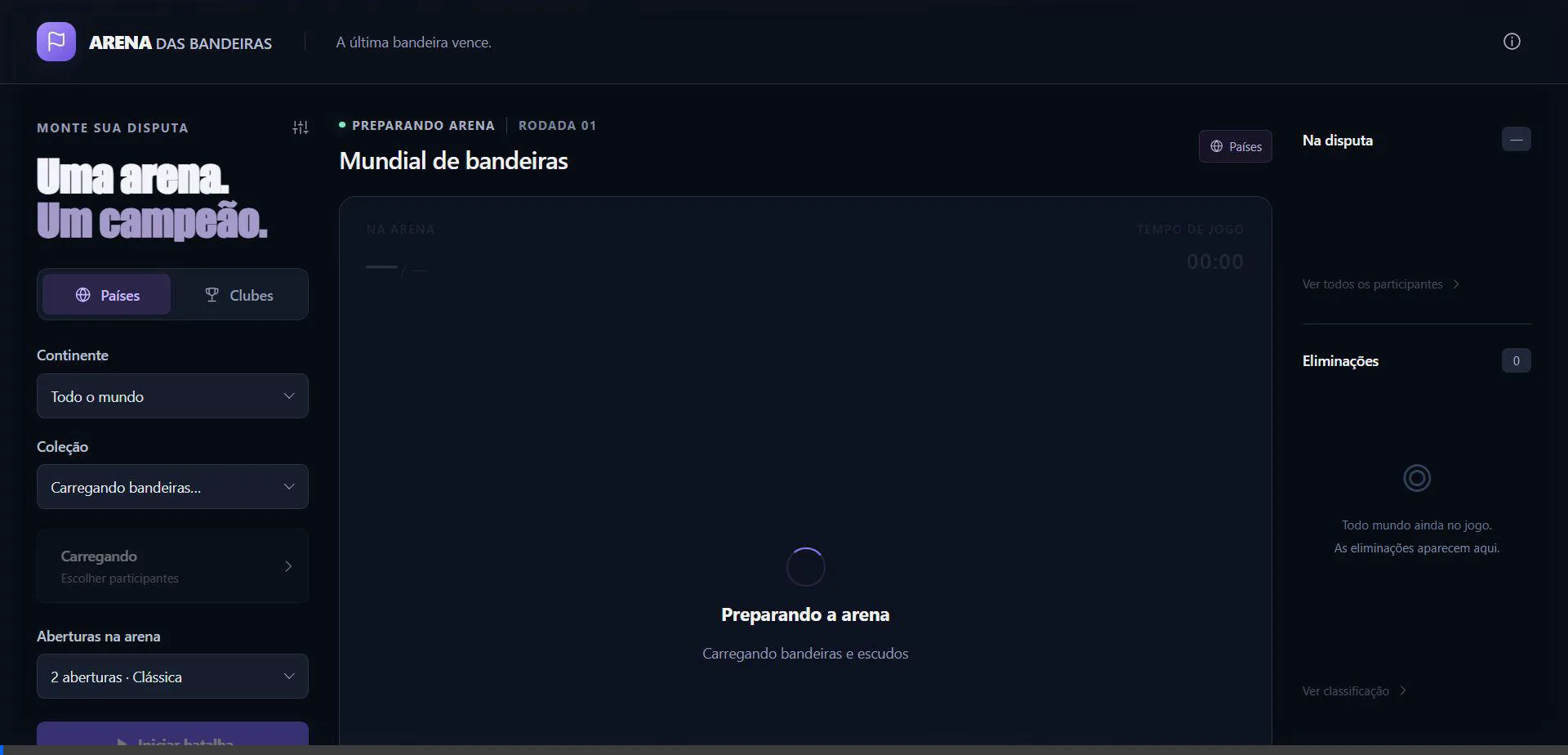 Batalha das Bandeiras em Ação